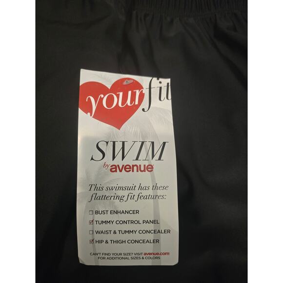 Avenue Swim Summer Beach Vacation Pool Tummy Control Swim Skort Women's 30 NWT - Picture 4 of 6